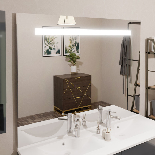 éclairage salle de bains LED en rubans lumineux créer effets