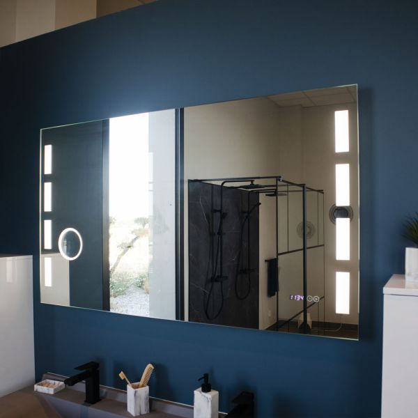 Miroir anti-buée, miroir salle de bain avec éclairage intégré