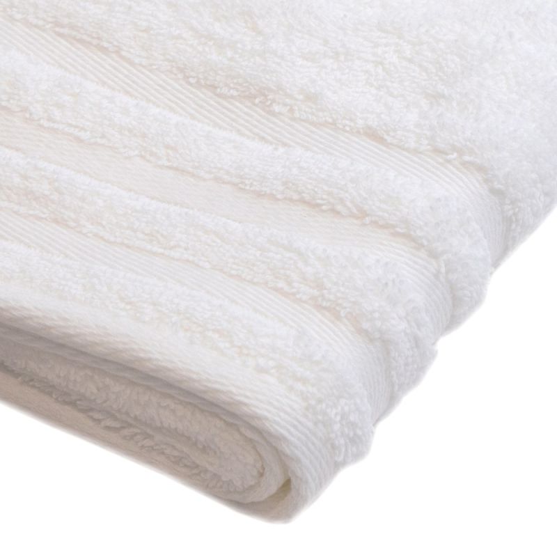 Serviette de bain 50 x 100 cm en Coton - Blanc