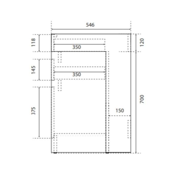 Meuble Vasque Salle De Bain Pmr Andy Cm Miroir Inclinable Rotary