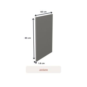 Cuisine d'extérieur en inox haut de gamme 180 cm avec évier, plan de travail et emplacement frigo KX14