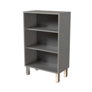 Meuble bar cuisine d'extérieur en inox - 65 cm - Gris