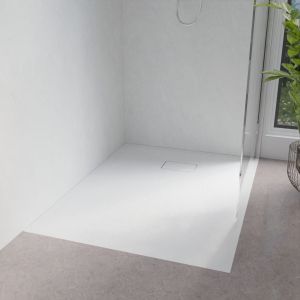 Receveur de douche 120x90 cm extra plat à poser ou à encastrer blanc - SAPHIR