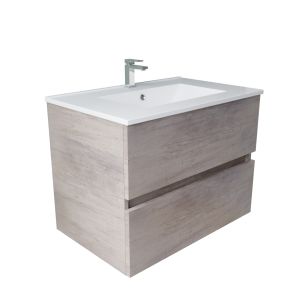 Meuble salle de bain suspendu tout inox 70 cm ROSINOX