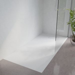 Receveur de douche 190x90 cm extra plat à poser ou à encastrer blanc - SAPHIR