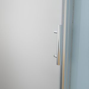 Porte de douche sablée pivotante SANDY 80 cm