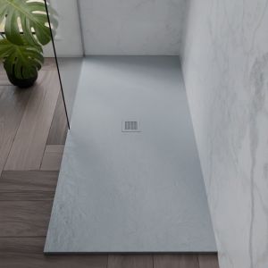 Receveur de douche 190x90 cm extra plat - DIAMANT - coloris gris ciment