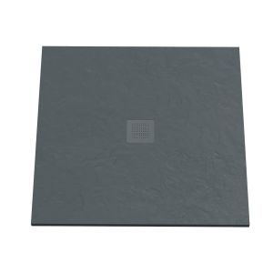 Receveur de douche 100x100 cm extra plat - DIAMANT - coloris gris anthracite