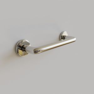 Barre d'appui pour douche sécurisée - barre droite 30 cm en inox à fixer