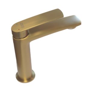 Mitigeur lavabo finition doré mat - KELLY GOLD 