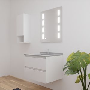 Meuble salle de bain ARLEQUIN 70 cm avec miroir Prestige