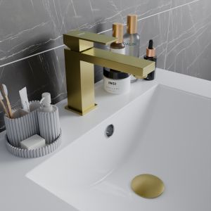 Mitigeur lavabo SUZY PLUS GOLD Doré 