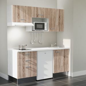 Kitchenette K20L-PT - 180 cm avec plan de travail et évier