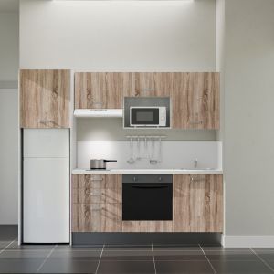 Kitchenette K37L-PT - 240 cm avec plan de travail et évier