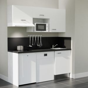 Kitchenette K55L-PT - 180 cm avec plan de travail et évier