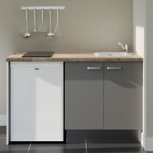 Kitchenette K17L-PT - 140 cm avec plan de travail et évier