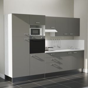 Kitchenette K46L-PT - 300 cm avec plan de travail et évier