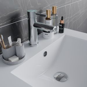 Mitigeur lavabo salle de bain JENNY Chromé