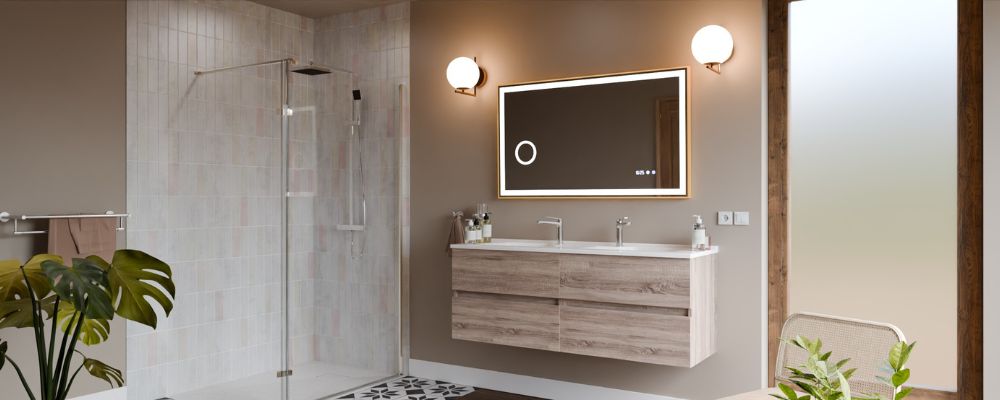 À quelle hauteur installer son miroir de salle de bain ?