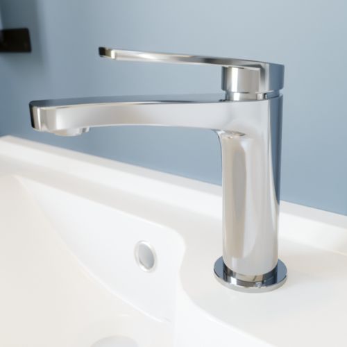 Mitigeur lavabo chromé de salle de bain